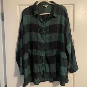 American Eagle babydoll flannel